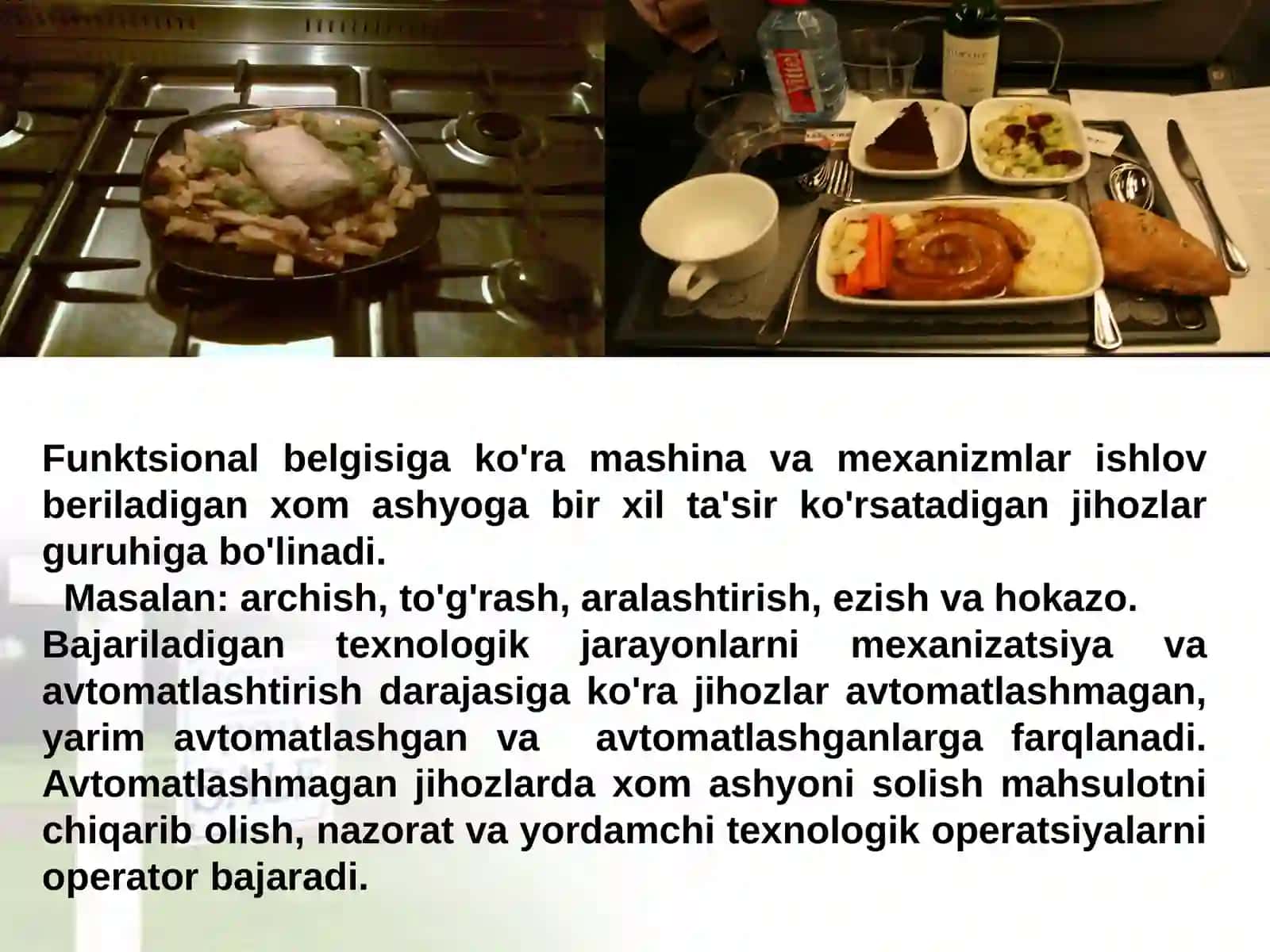 Xizmat ko'rsatishda mexanik jarayonlar va jihozlar 4