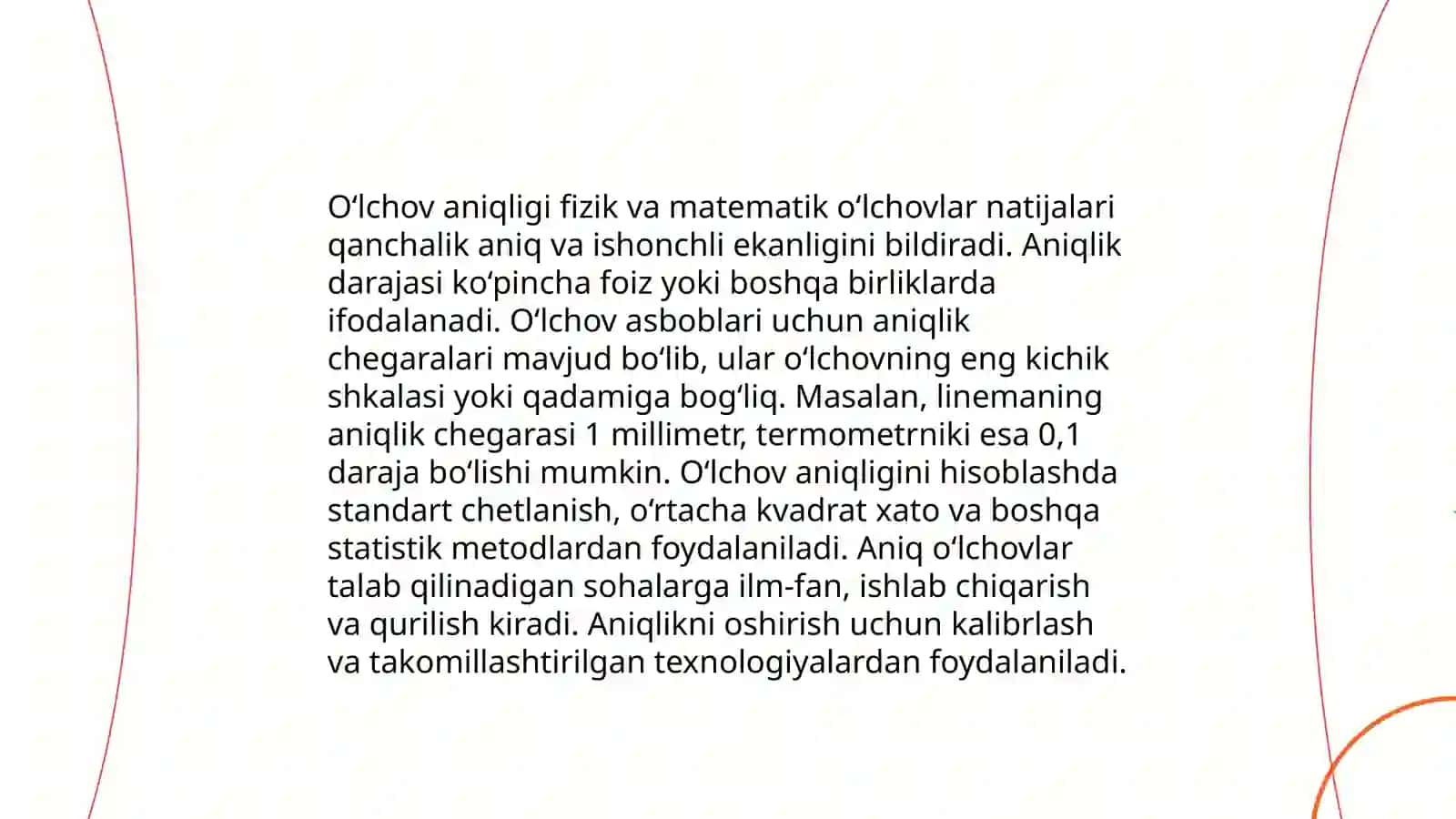 Topish va aniqlanishning quyi va yuqori chegaralari 4