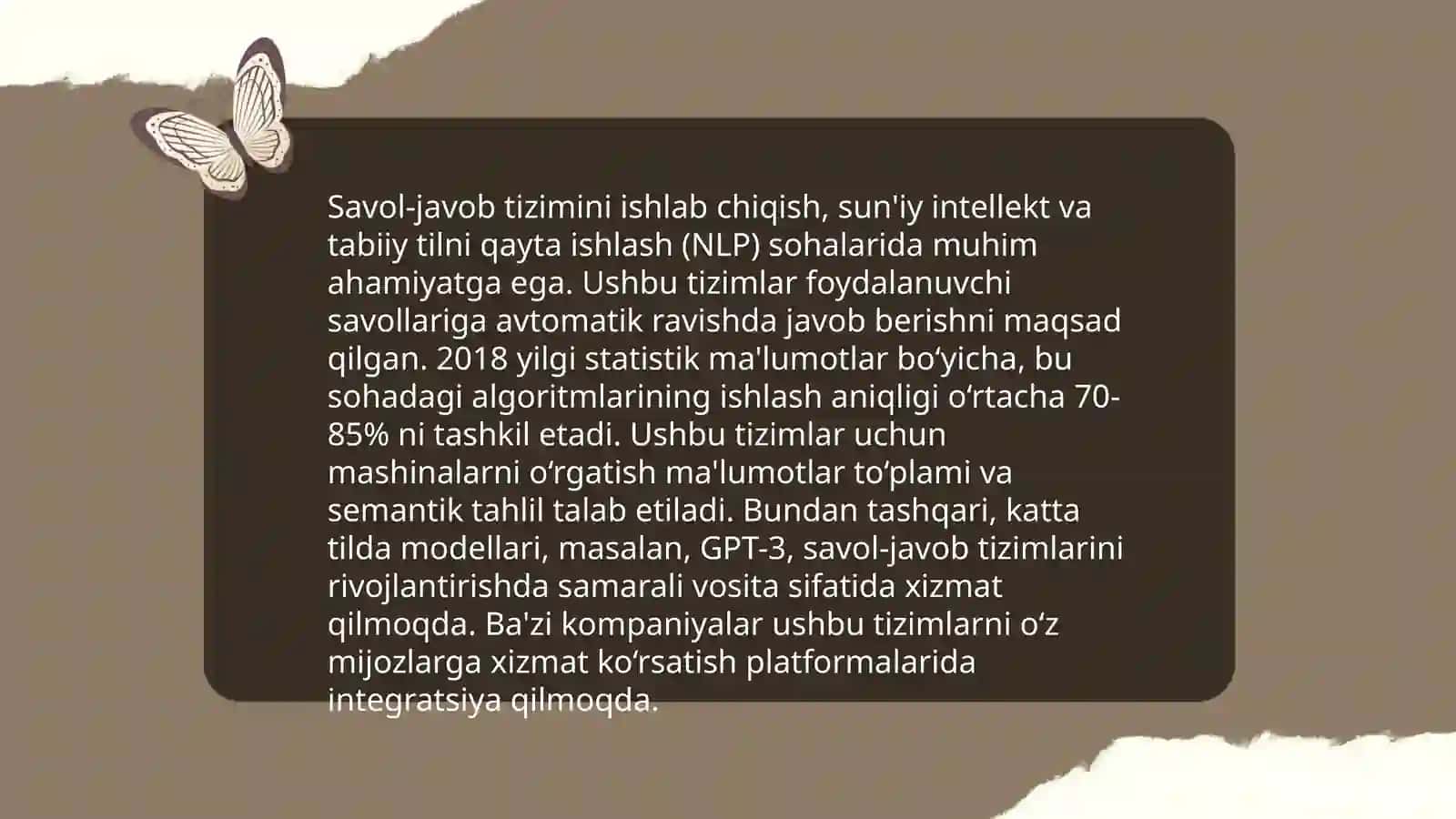 Muayyan mavzular asosida o'quvchilar bilimini nazorat qilish va baholash uchun topshiriqlar tizimini ishlab chiqish 4