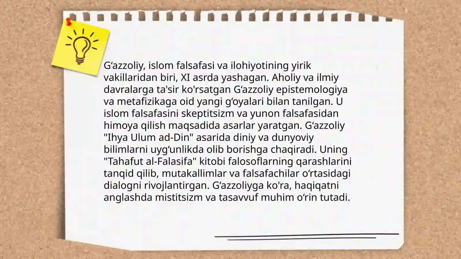 Abu Nasr Forobiy va G‘azzoliyning falsafa ilmiga oid qarashlarini qiyosiy tahlil etish 4