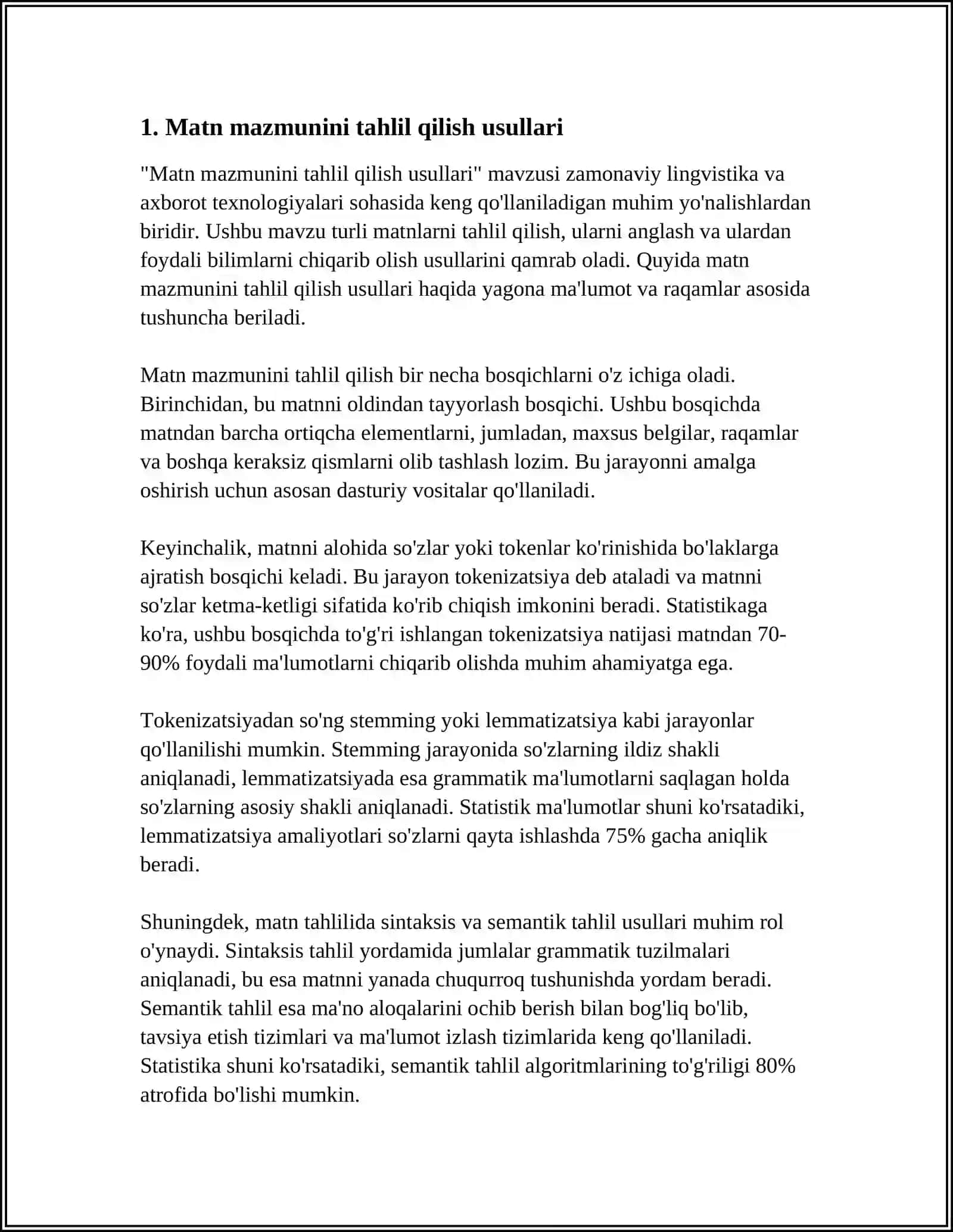 OʻQISH DARSLARIDA ILMGA BAGʻISHLANGAN MATNLAR USTIDA ISHLASH USULLARI 4