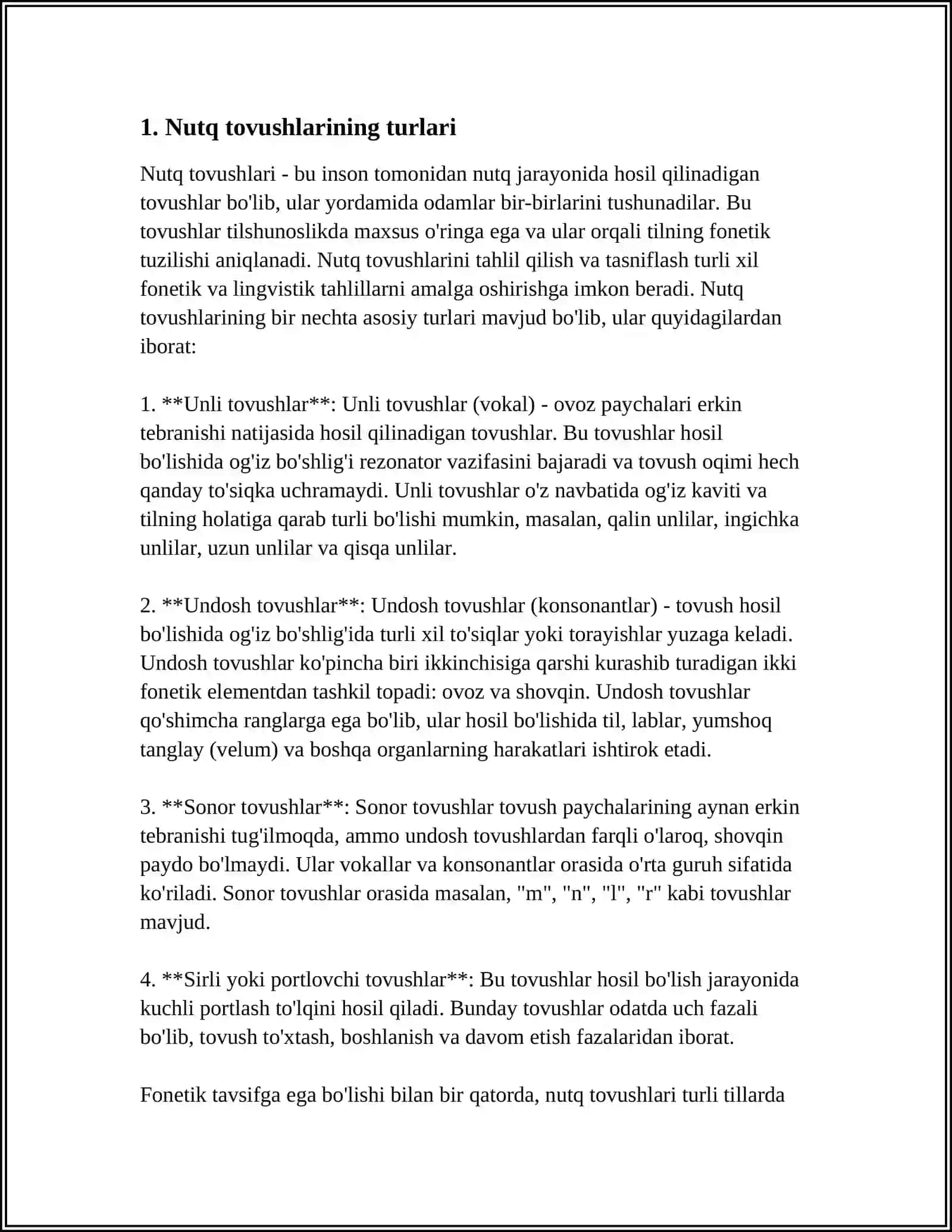 ONA-TILINING FONETIK VOSITALARI NUTQ TOVUSHLARI 4