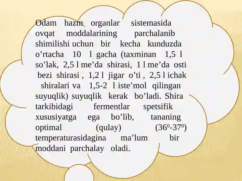 Ovqat hazm qilish organlarining fizalogiyasi 4