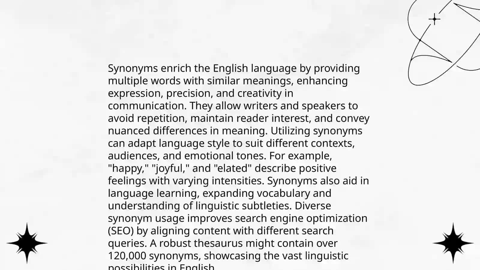 Synonyms 4