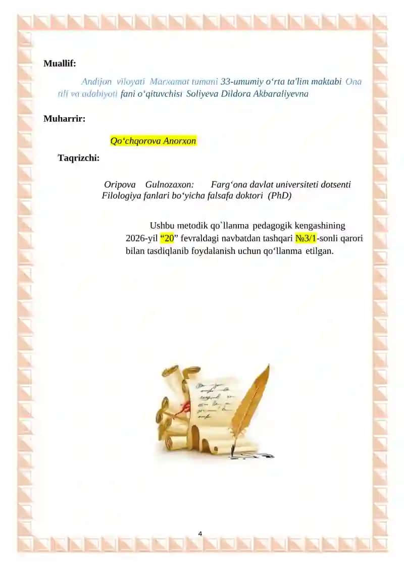 Til va zamonaviy texnologiyalar sunʼiy intellekt,tarjima vositalari,chat bot orqali tilni oʻrganish mavzusidagi metodik tavsiya 4