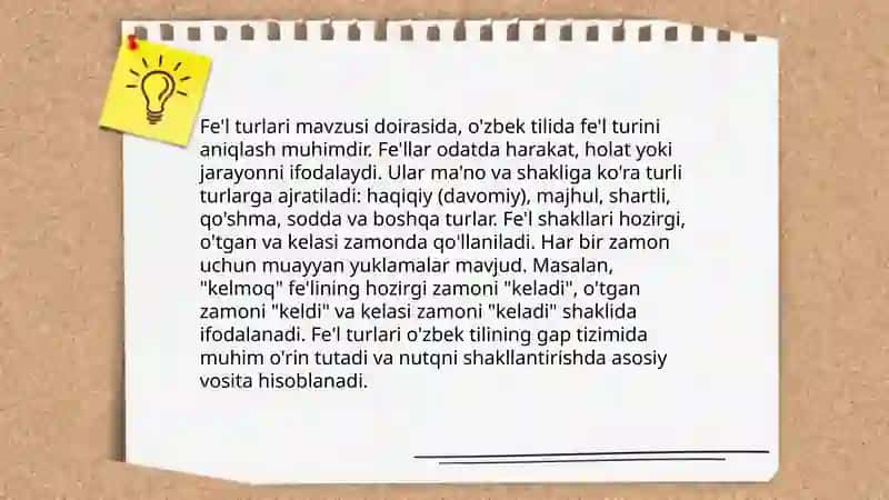 Fe'l so'z turkumi 4