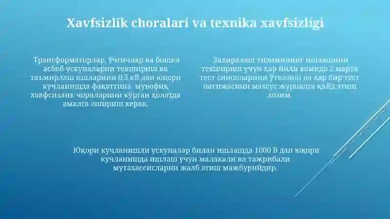 Asosiy elektr qurilmalar va ularning vazifalari 4