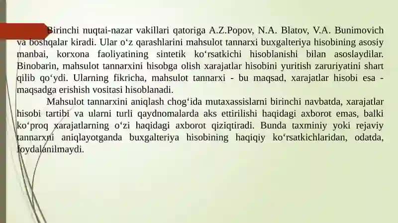 BUYURTMALI KALKULYATSIYAQILISh USULI 4