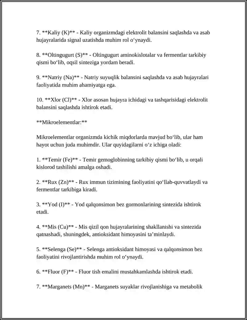BIOGEN ELEMENTLAR 4