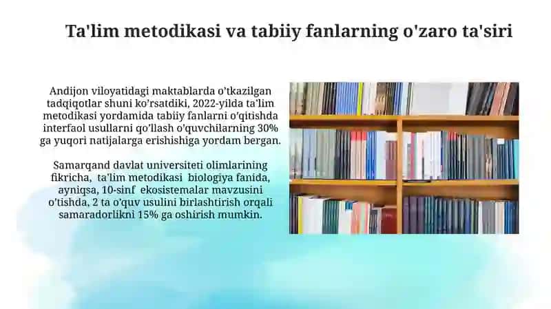 Ta'lim metodikasi va psixologiyaning integratsiyasi 4