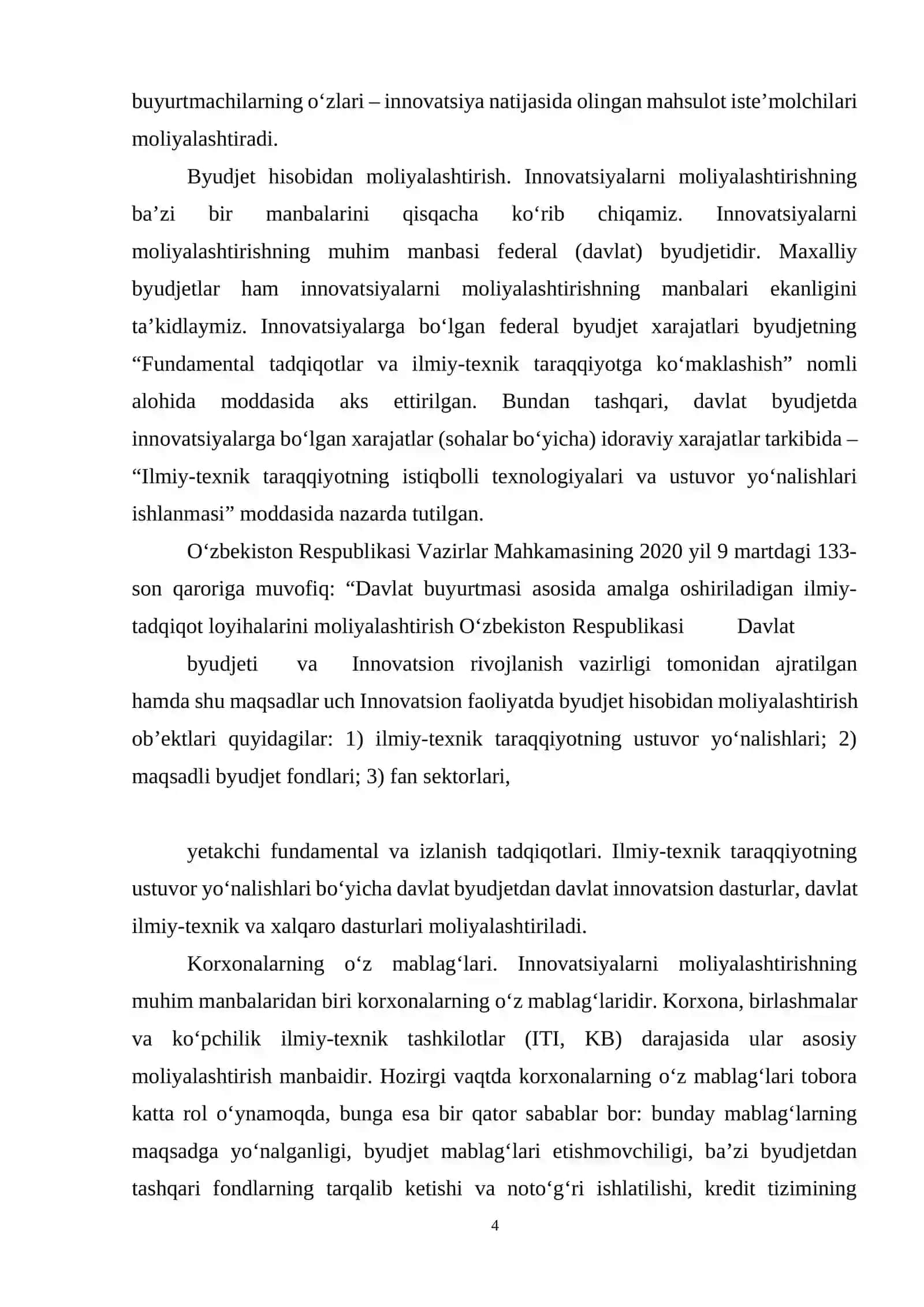 INNOVATSION FAOLIYATNI MOLIYALASHTIRISH 4