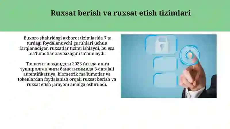 Identifikatsiya va autentifikatsiya tushunchasi va vazifalari 4