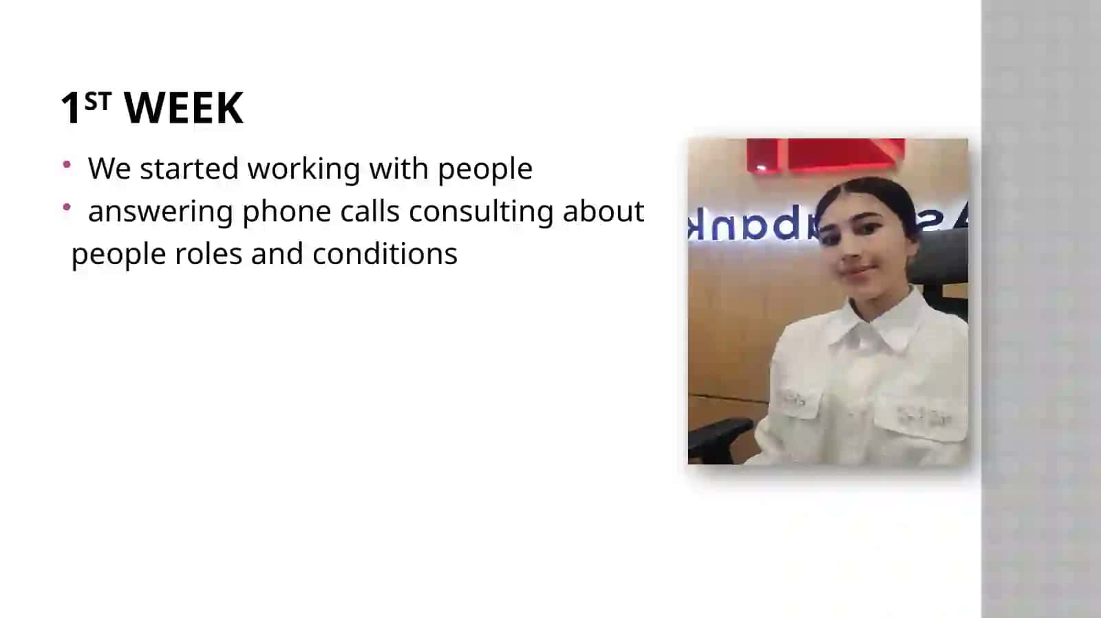 Internship report byNishonova Nilufargroup:402 4
