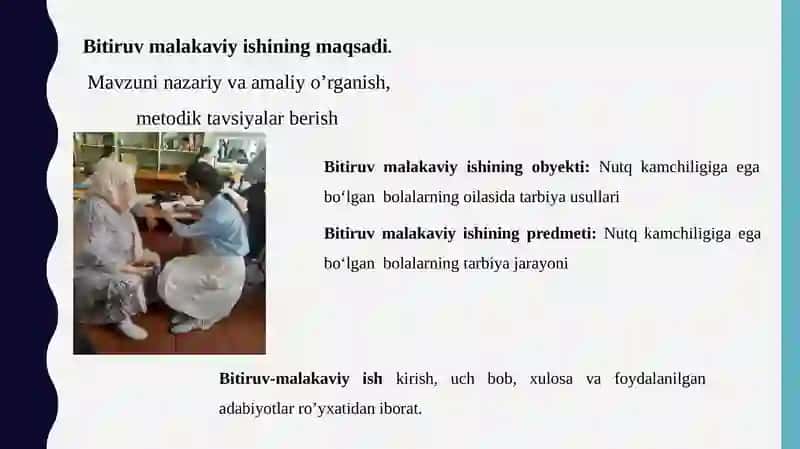 Nutqnuqsoniga ega bo'lgan bolalar oilasida tarbiya jarayonining muammolari 4