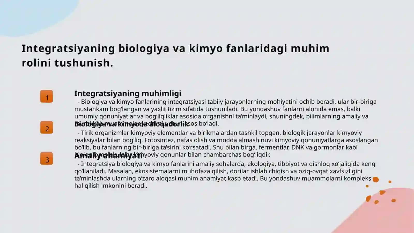 Biologiya va kimyo ta'limining integrativ tahlili 4