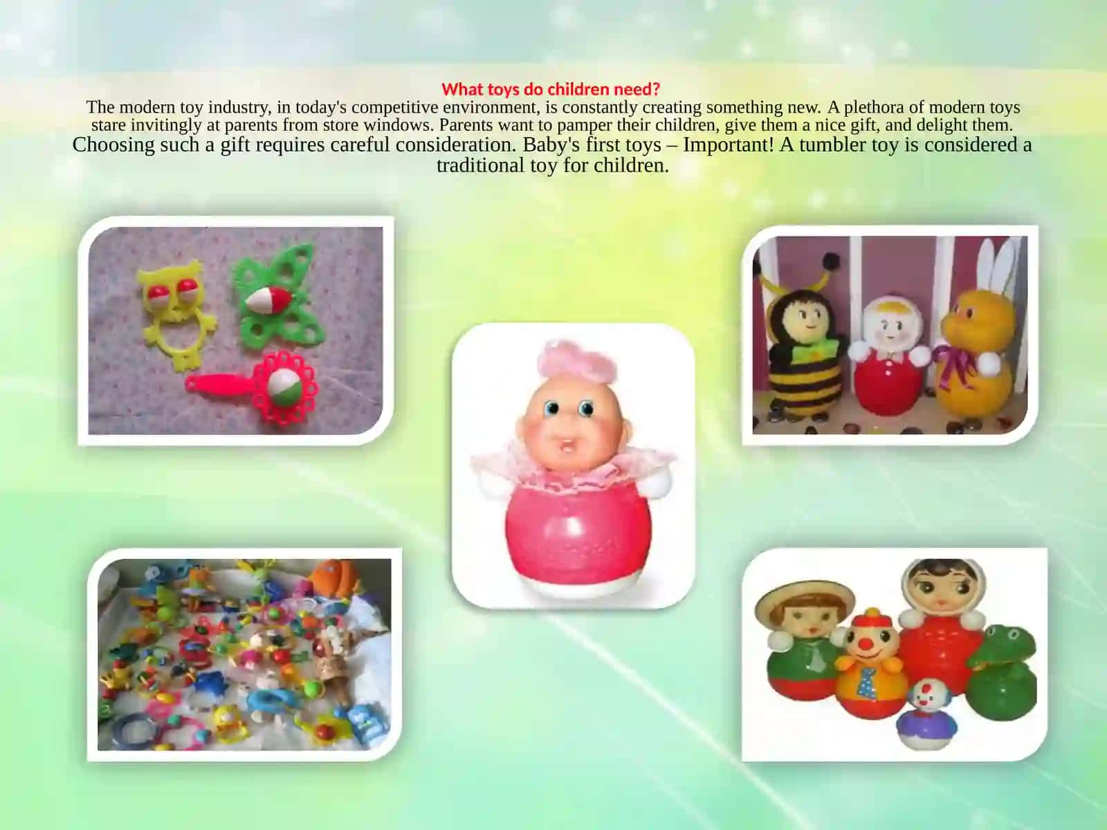 Modern toys and their advantages in education 4