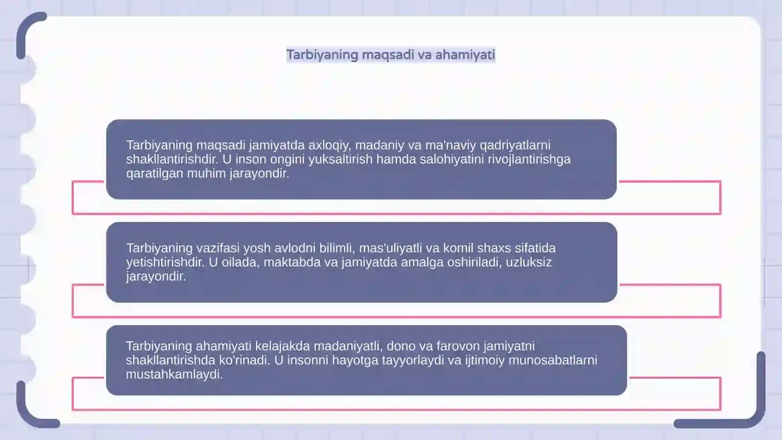 Tarbiyaning maqsad va vazifalari 4