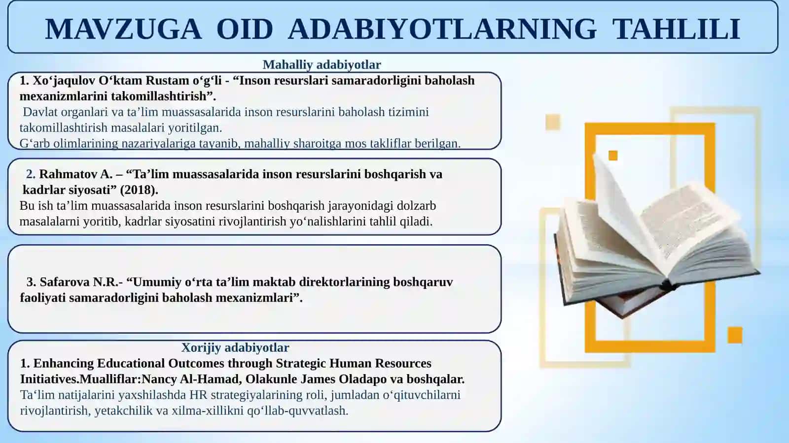 MAKTABDA INSON RESURSLARI SAMARADORLIGINI BAHOLASH VA REYTINGINI YURITISH 4