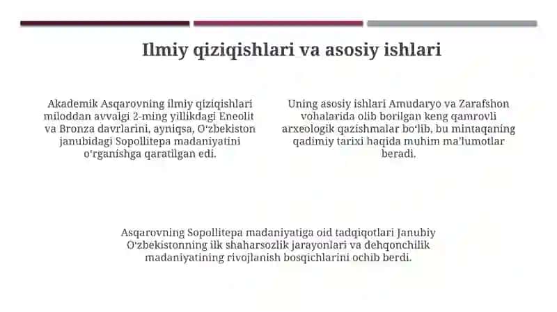 Akademik A.Asqarovning ilmiy faolyati 4