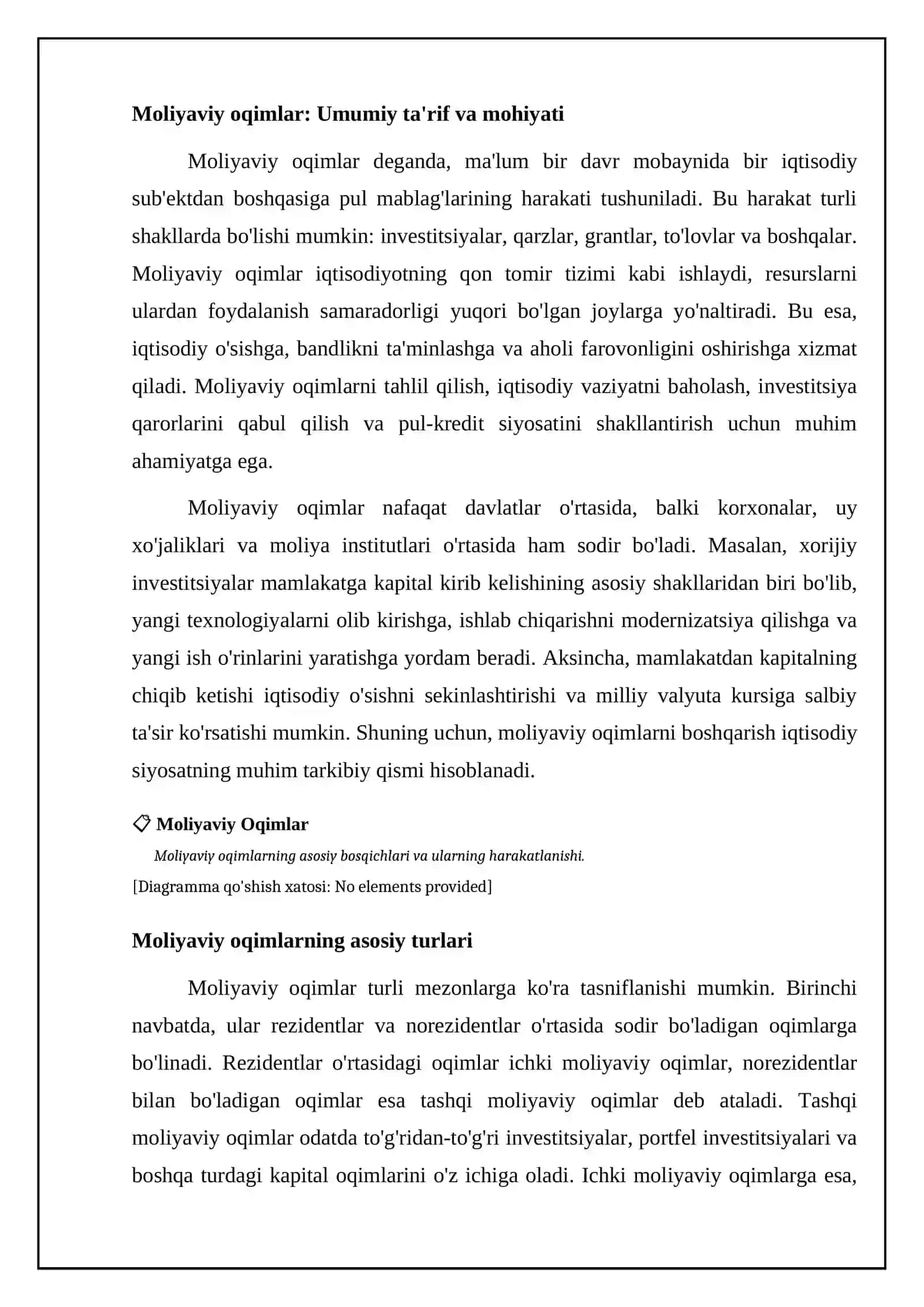 Moliyaviy oqimlar: Ta'rif, turlari va sabablari 4