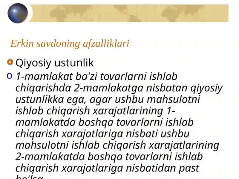 Valyuta kursining eksport-import hajmiga ta’sirini tahlil qilish 4