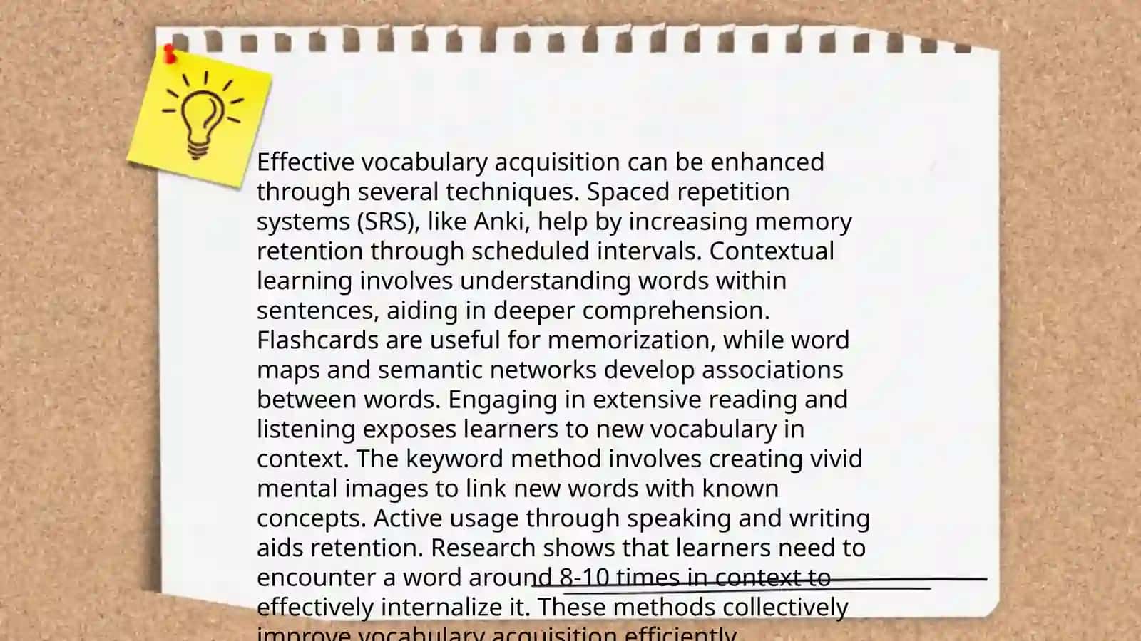 How to train good vocabulary learners 4