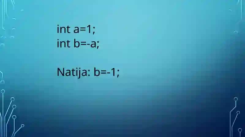 C#tilining amallari 4