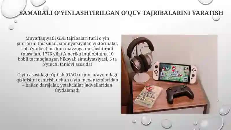 O'quv mashg'ulotlari o'tkazishda o'yin metodi 4