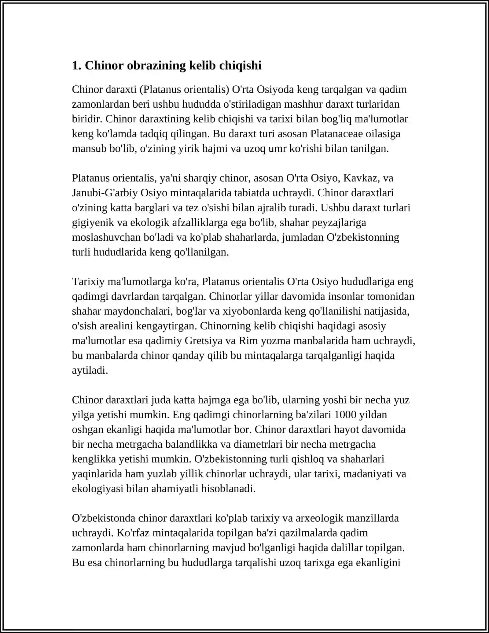 "CHINOR"ASARI OBRAZLARI TAHLILI 4
