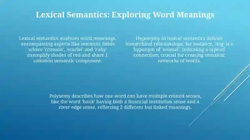 Semantics (meanings in isolation) 4