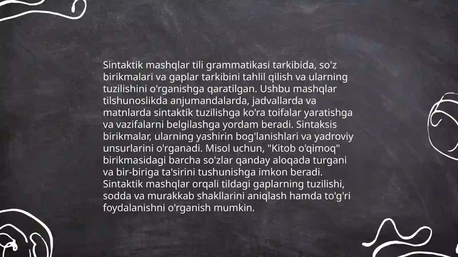 Lingvistik mashqlar va ularning turlari 4