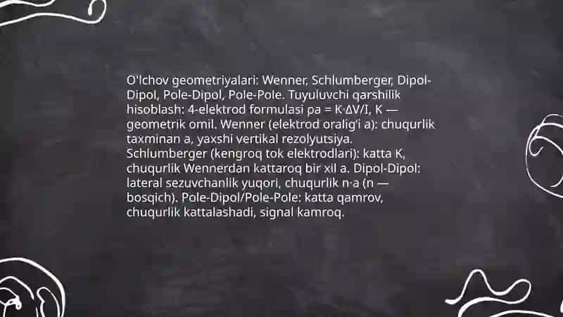 Tuyuluvchi qarshilik karataj ma'lumotlarini talqin qilish uslubiyati 4