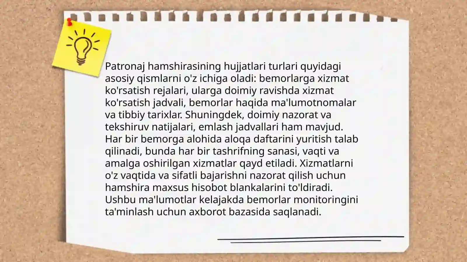 Patranash hamshirasi sifat monitoringi usullari 4