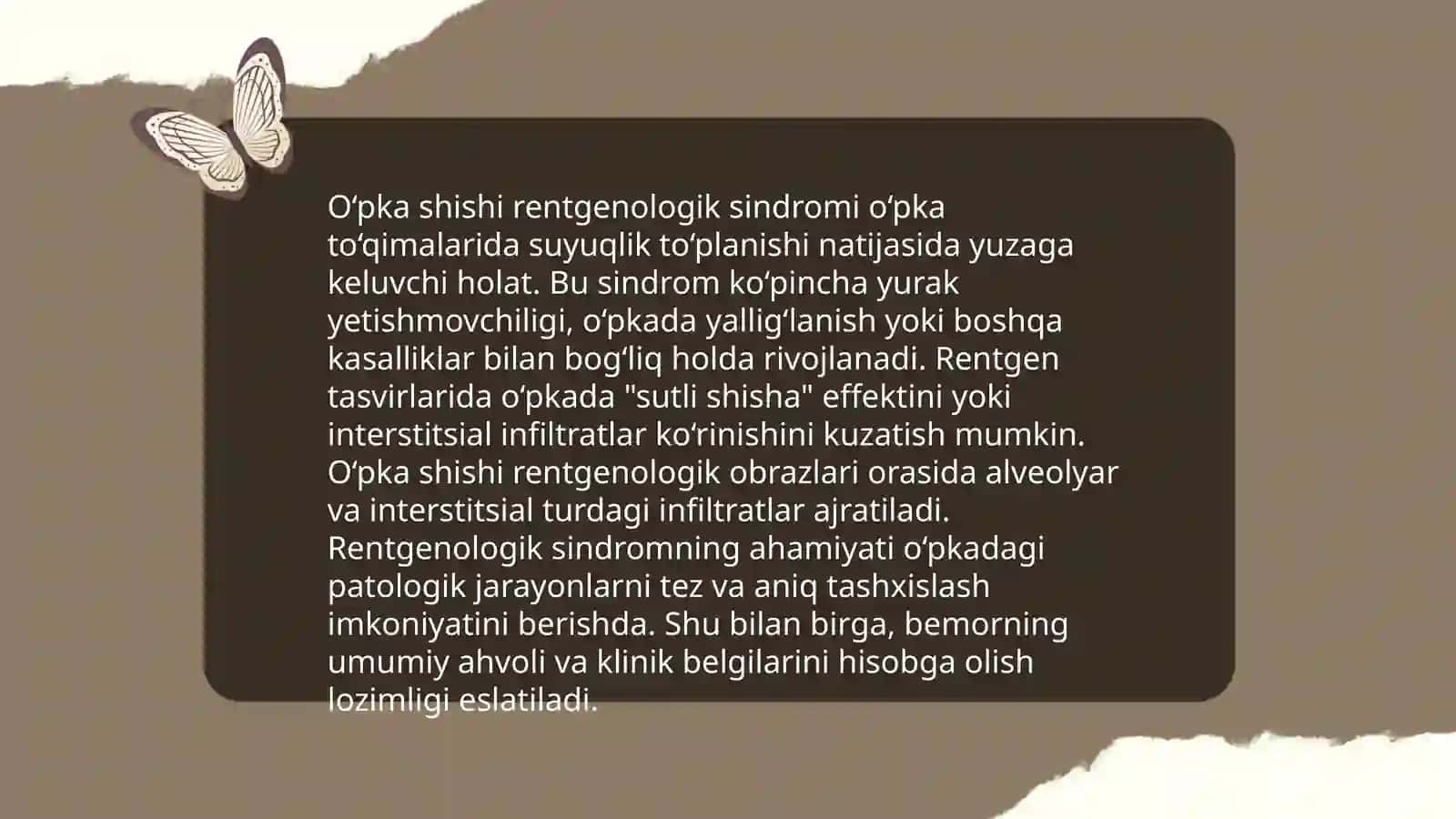 O'pka infektsiyalari rentgenologik sindromlari 4