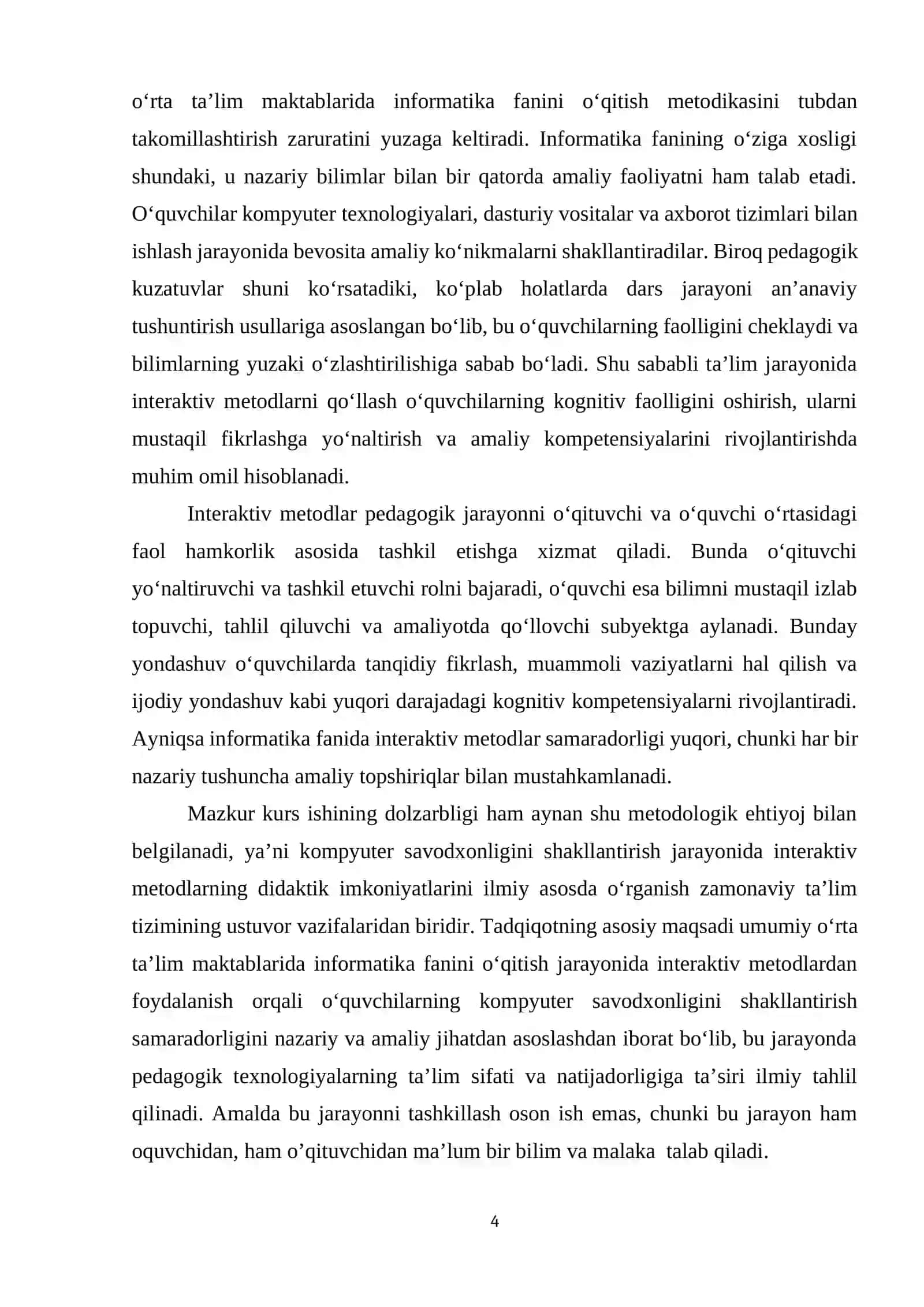 Kompyuter savodxonligini shakllantirishda interaktiv metodlar roli 4