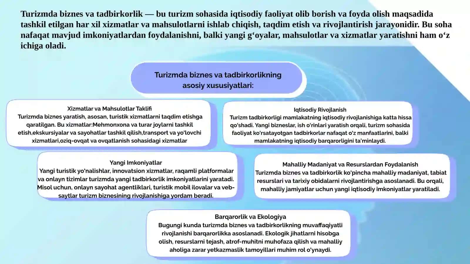 TURIZMDA BIZNES VA TADBIRKORLIKNI O‘ZIGA XOS XUSUSIYATLARI (BAHRAYN DAVLATI MISOLIDA) 4