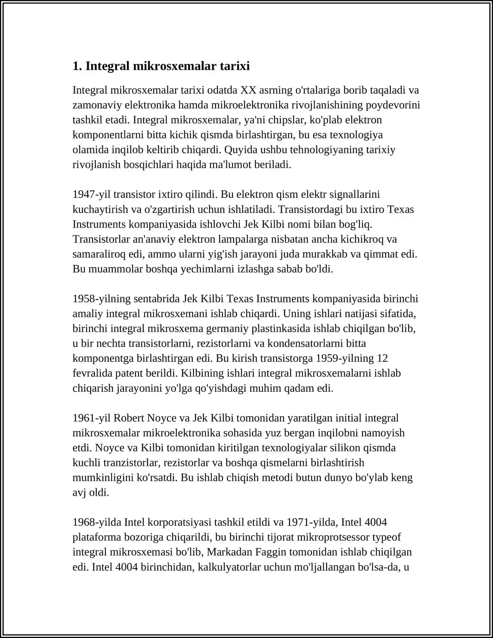 INTEGRAL MIKROSXEMADA ELEMENTLARNI TAYYORLASH 4