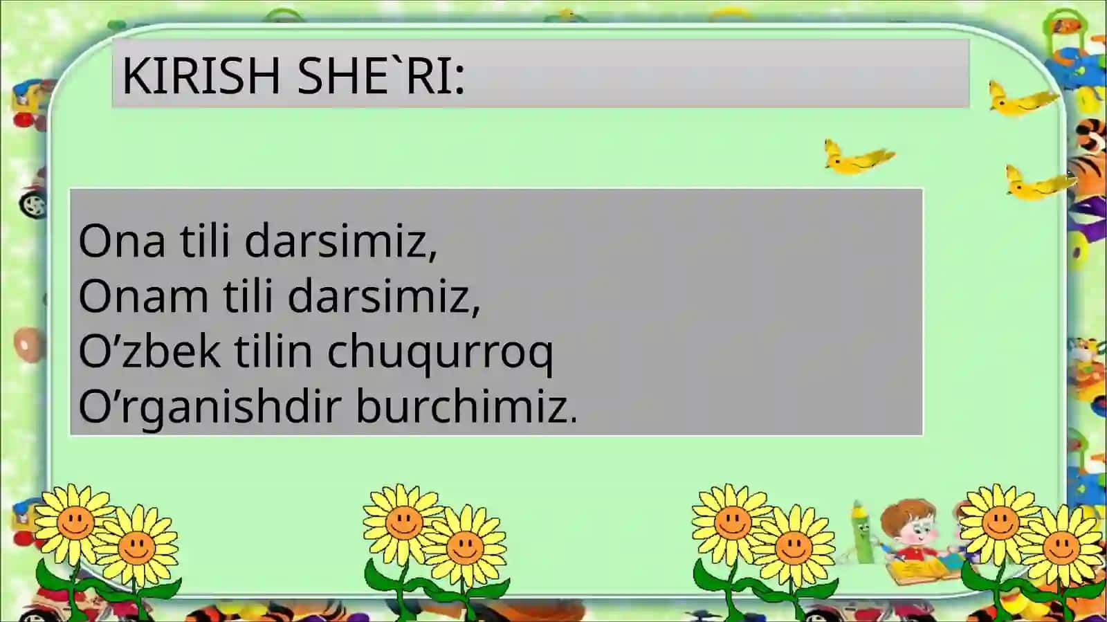 Ona tili darsimiz 4