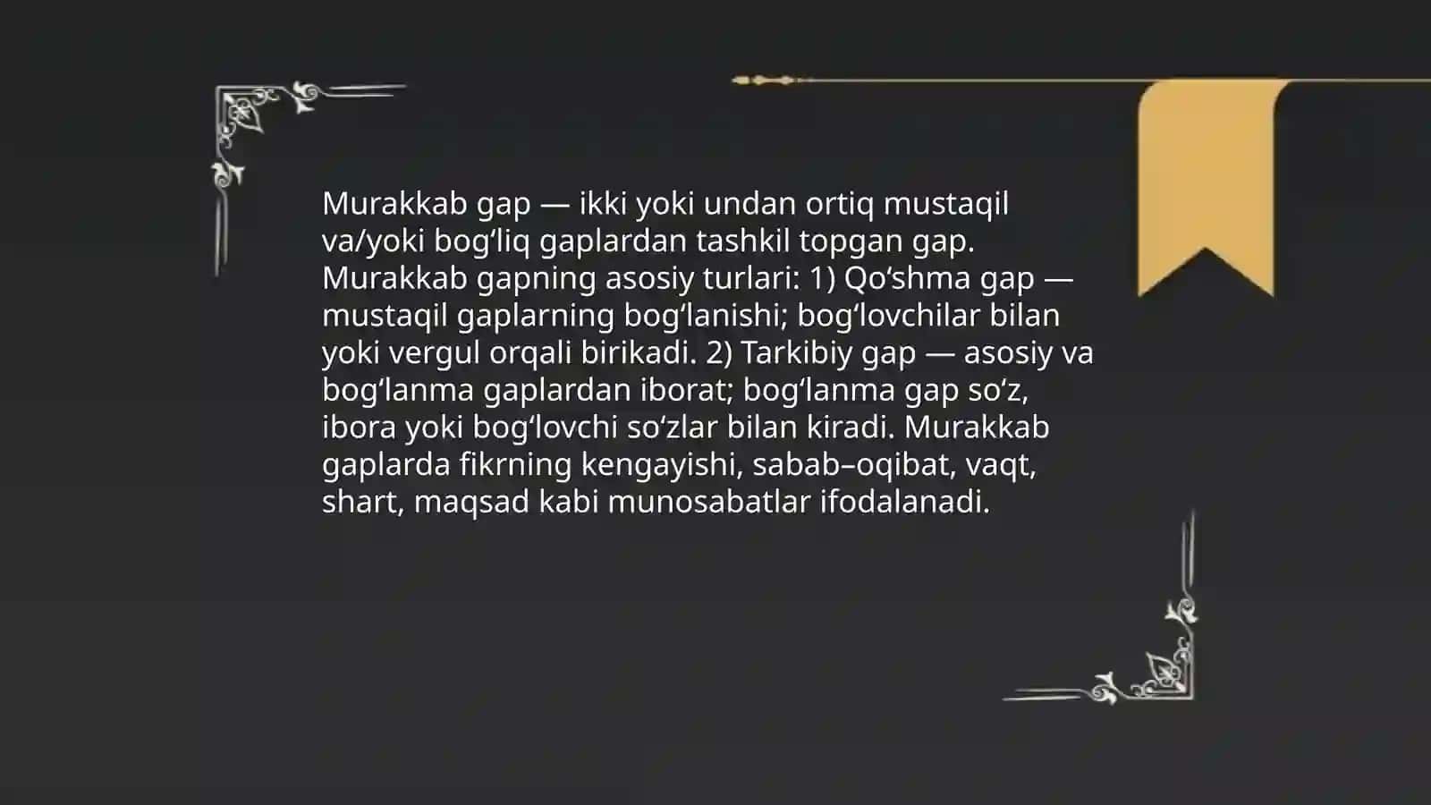 Gap turlari 4