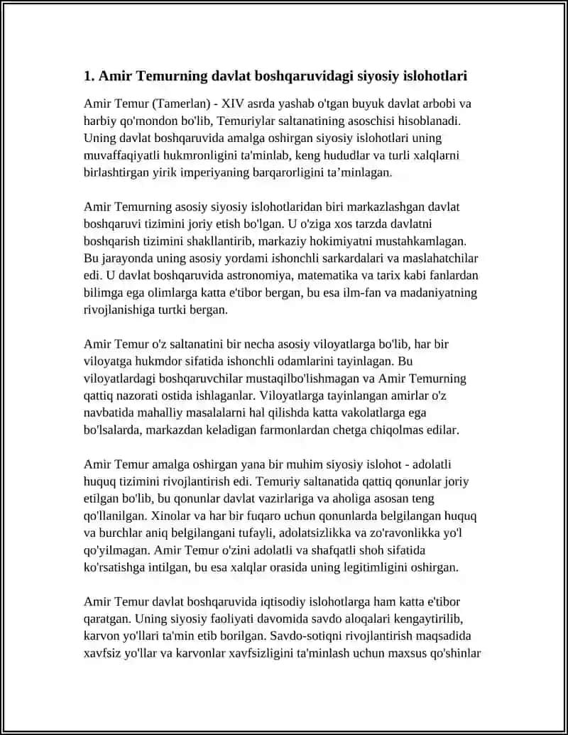 AMIR TEMUR - BUYUK DAVLAT ARBOBI 4