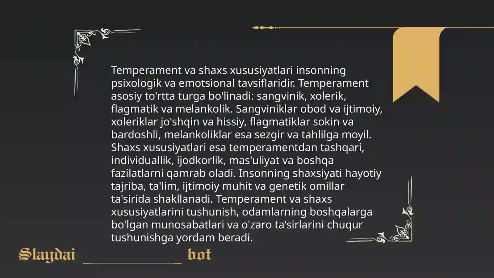 Muloqotning temperamentga bog'liqligi 4