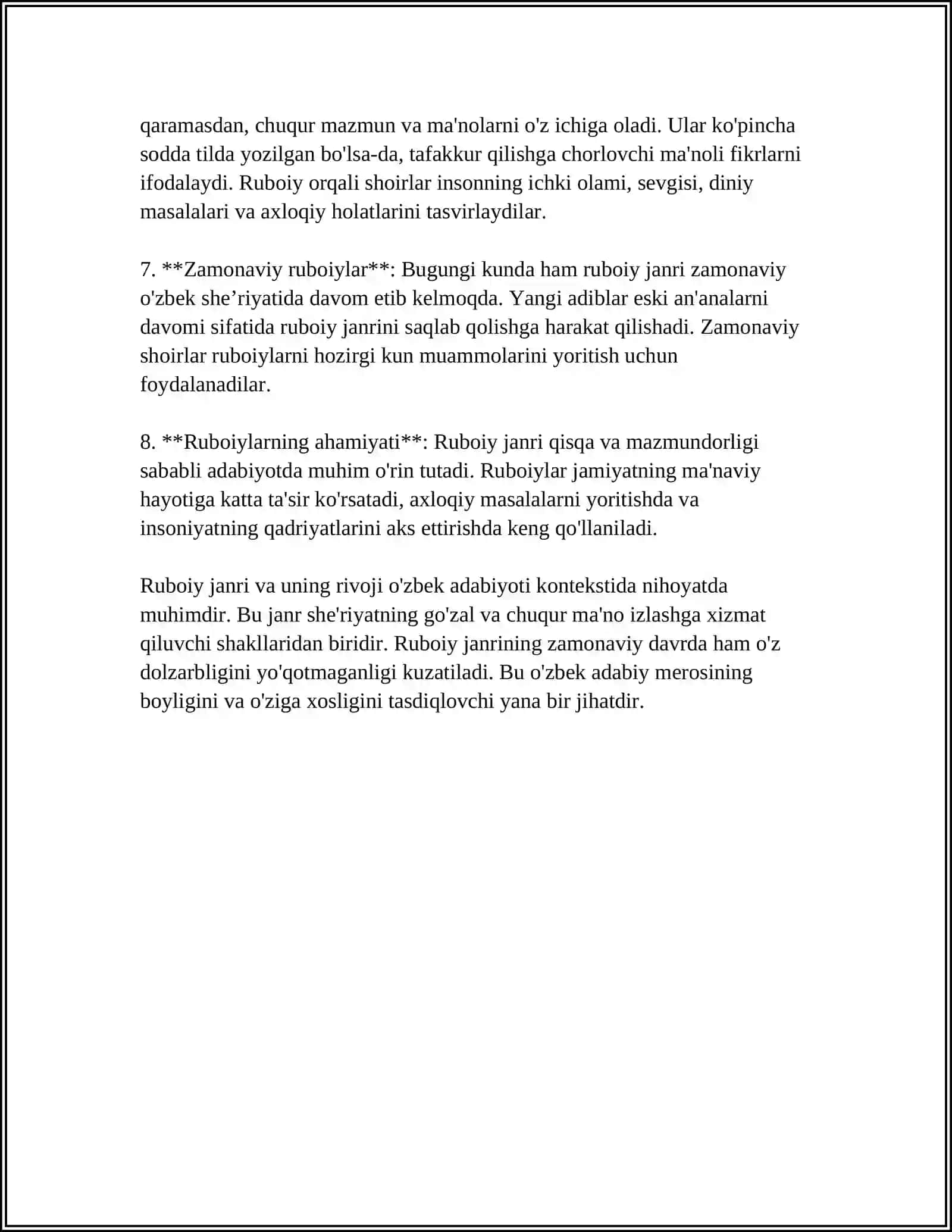 ZAMONAVIY OZBEK SHE'RIYATIDA KICHIK JANRLAR 4