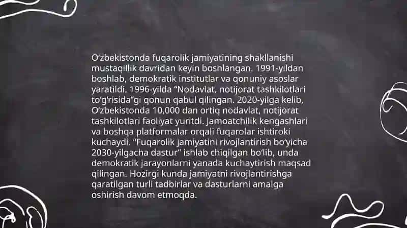 O'zbekistonda demokratik fuqarolik jamiyatining asoslarining tashkil etilishi amalga oshirilgan siyosiy islohatlar 4