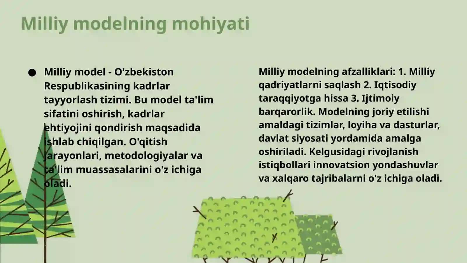 Ozbekiston Respublikasining Kadrlar tsyyorlash milliy modeli va mohiyati 4