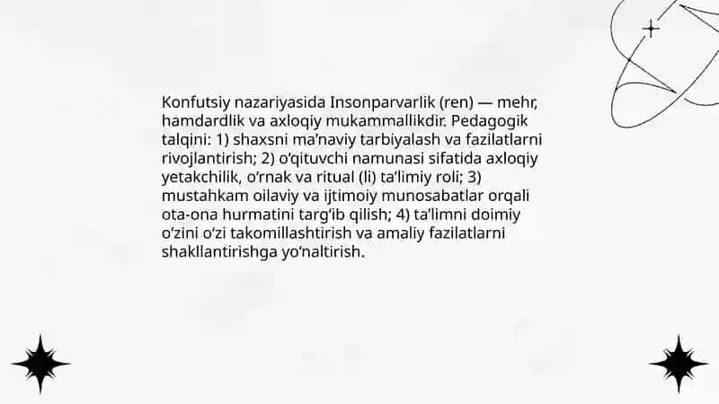 Konfutsiyning pedagogik qarashlari 4