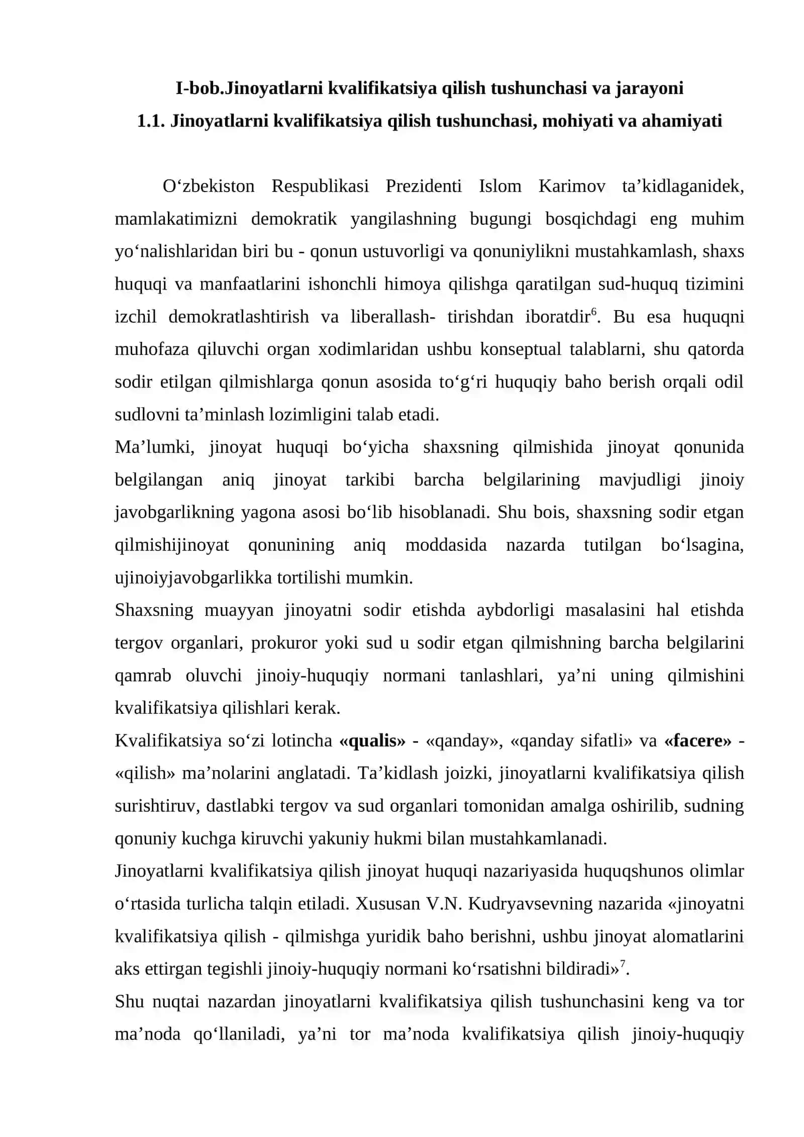 Nomusga tegish uchun jinoiy javobgarlik va uni kvalifikatsiya qilish 4