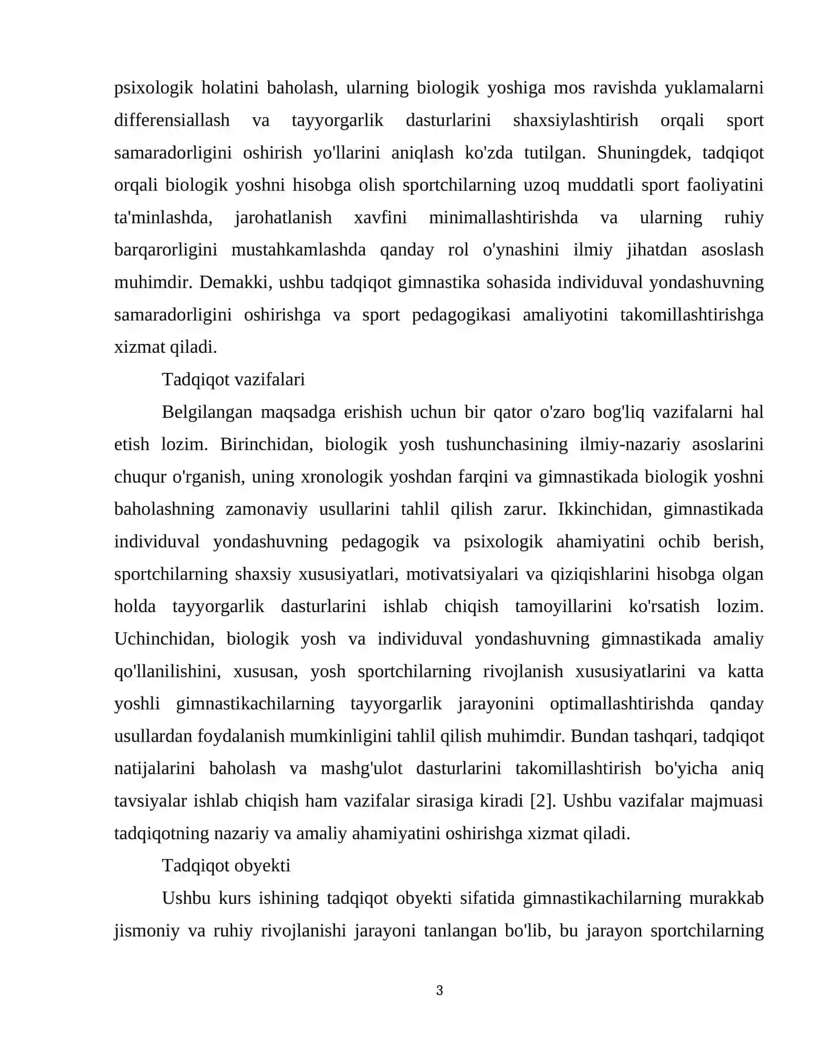 Gimnastikada biologik yosh va individuval yondashuv 4
