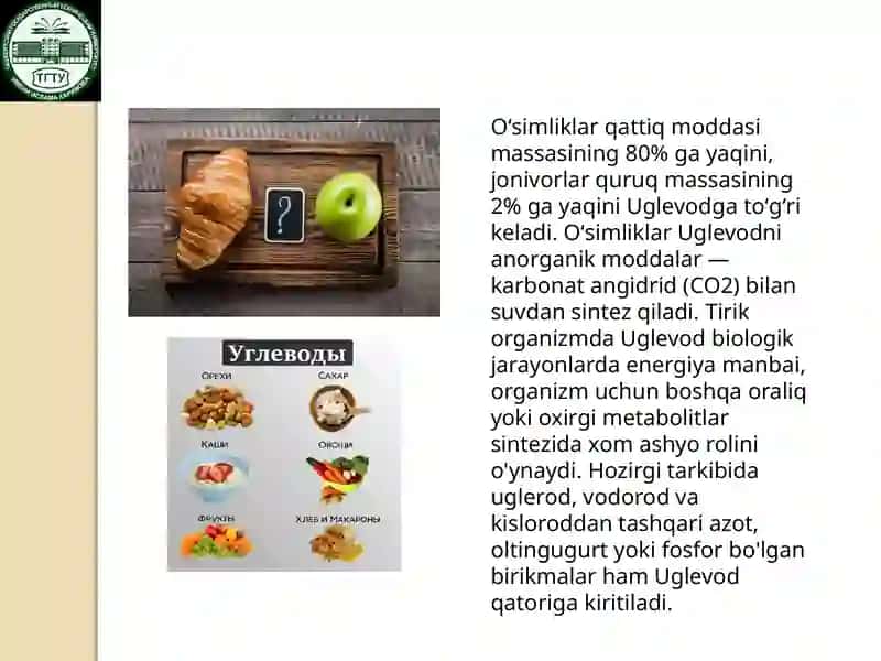 Uglevodlar almashinuvi 4