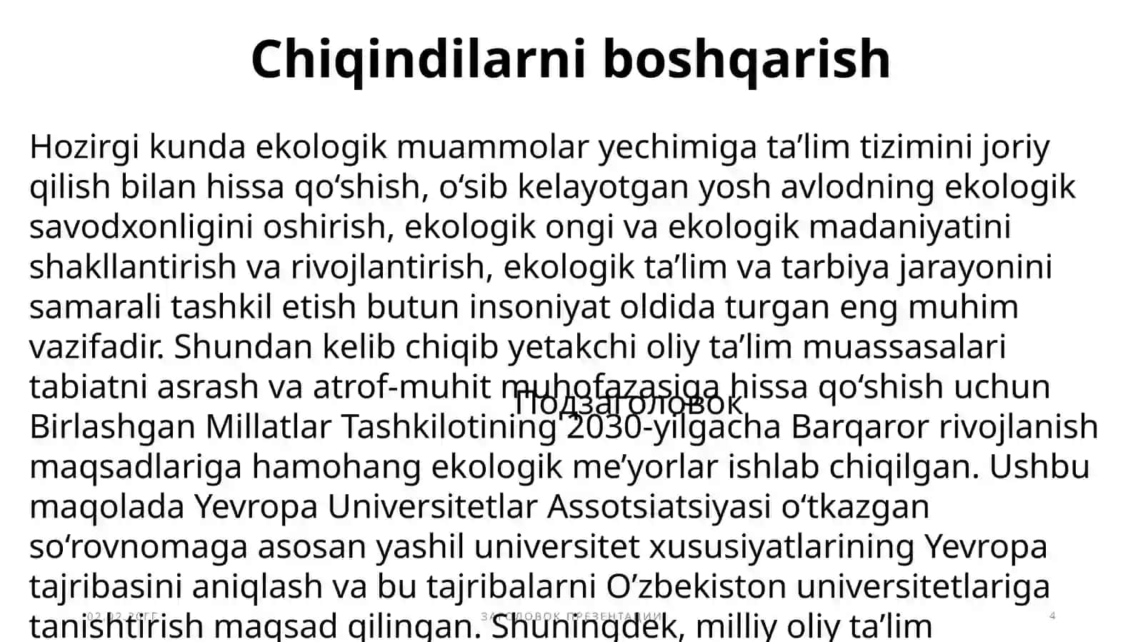 O‘zbekiston Respublikasidagi ijtimoiy‑ekologik muammolari 4