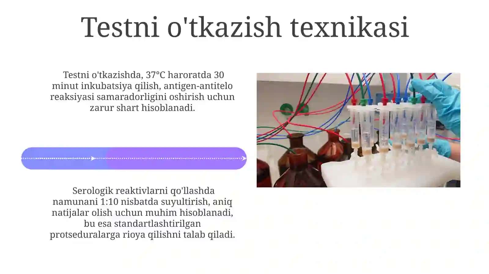 Serologik reaktivlar qoʻyish usullarini oʻrganish 4